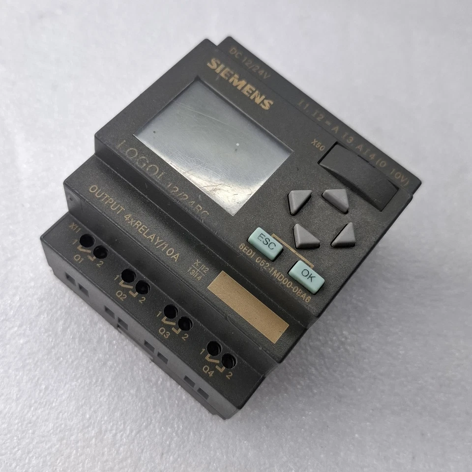 Siemens 6ED1052-1MD00-0BA6 Logo Plc Module 6ED1052-1MD00-0BA6 For Parts FREESHIP